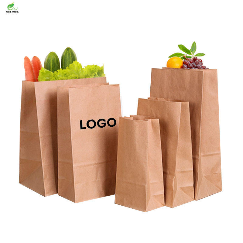 Paper Food Delivery Bags