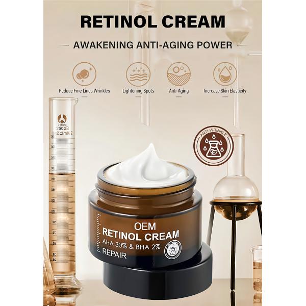 OEM / ODM Marca privada Crema hidratante para el cuidado de la piel VC Antienvejecimiento OEM Crema hidratante para el rostro para el cuidado de la piel