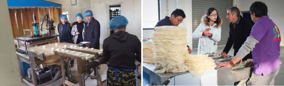 Производственная линия Tortilla системы управления Plc полноавтоматическая с машиной для прикрепления этикеток