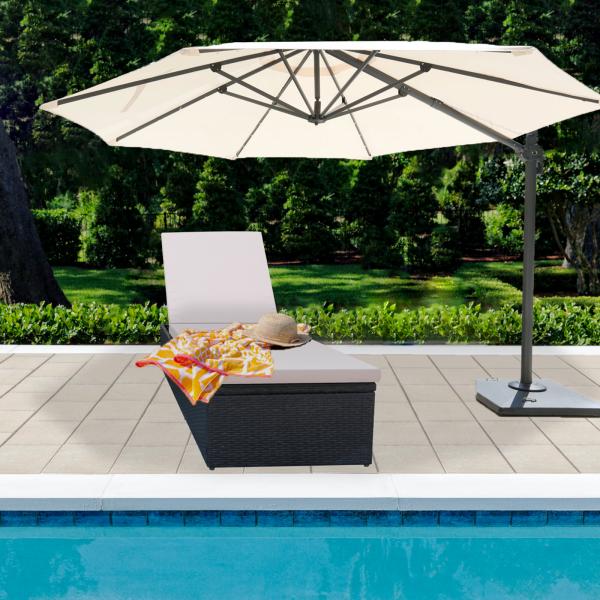 Outdoor Beach Swimming Pool Folding Lounge Chair Sunbed Plastic Customized Sun Modern Furniture Color Feature Weight Eco Origin