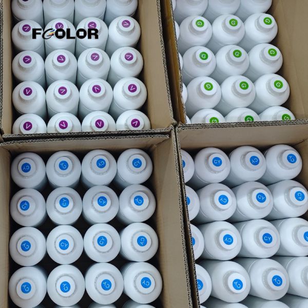 FCOLOR 1000ML Dtf Heat Transfer Pigment DTF Ink for Epson L1800 4720 I3220 PET