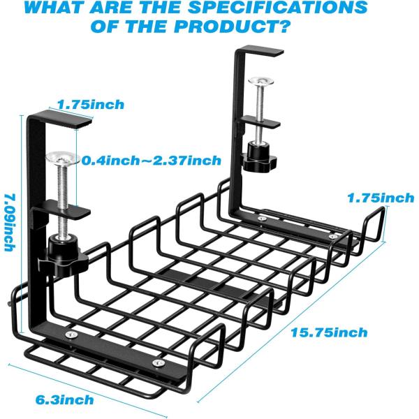 Поднос для управления кабелями из растительного волокна для устойчивой и аккуратной организации проводов