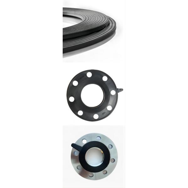 Rubber flange gasket