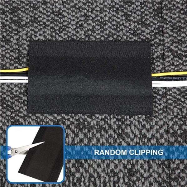 Cable Grip Floor Cable Cover Cords Cable Protector Cable Management Only for Commercial Office Carpet