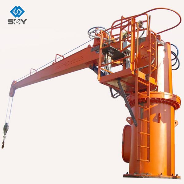 200 Ton Deck Davit Marine Hydraulic Crane For Harour 50m Height