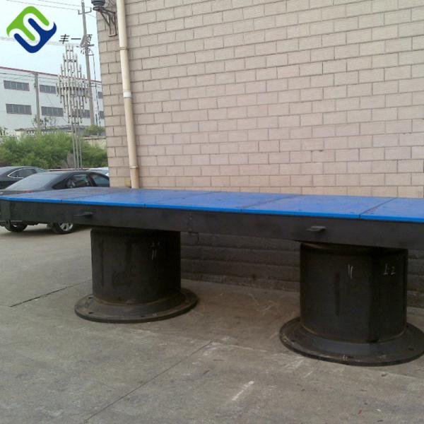 Marine Dock Rubber Cell Fender System Black Color