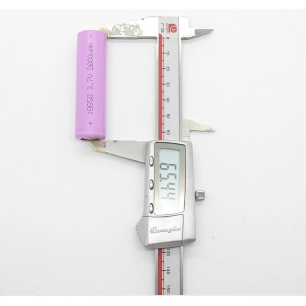 клетка литий-ионного аккумулятора 3.7V 2600mah ICR18650