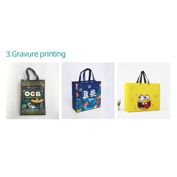 Foldable Non Woven Shopping Bag 100gsm Fabric For Surpermarket