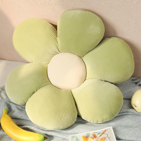 Office Chair Creative Futon Anti-Bacteria Sunflower Throw Pillow with Small Daisy