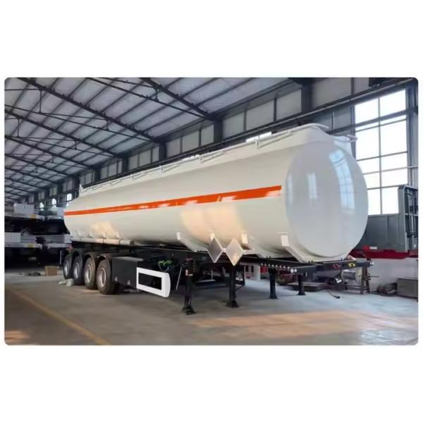 4 essieux 54000 litres 6 compartiments acier au carbone pour produits chimiques liquides pétrole transformation alimentaire huile réservoir de carburant remorque