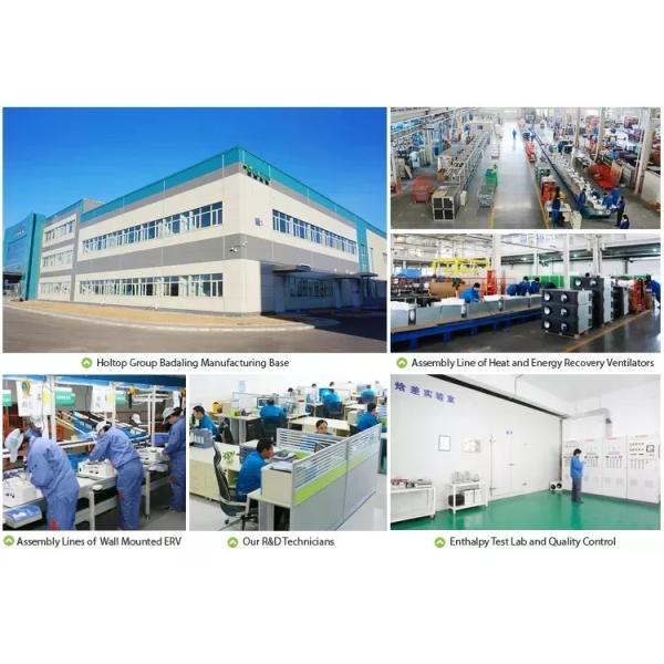 Holtop Suspended Installation for Space-Saving Commercial ERV HRV