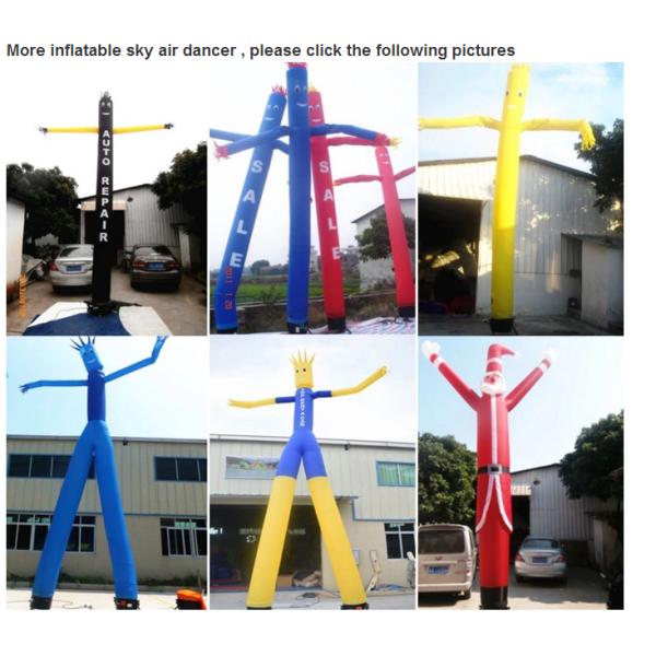 Colorful Waterproof Mini Inflatable Sky Dancing Air Man For Advertising Event