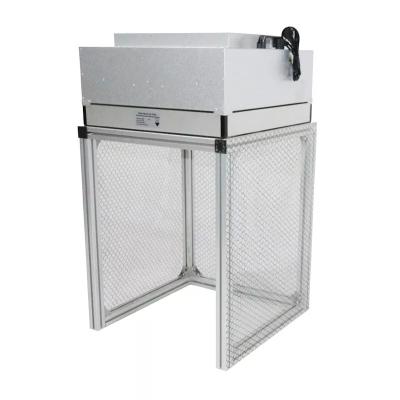 99.99% 0,3um Efficacité du tuyau d'air et de l'eau bobine d'écoulement laminaire horizontale armoire HEPA H14/U15 type de filtre aluminium/acier inoxydable