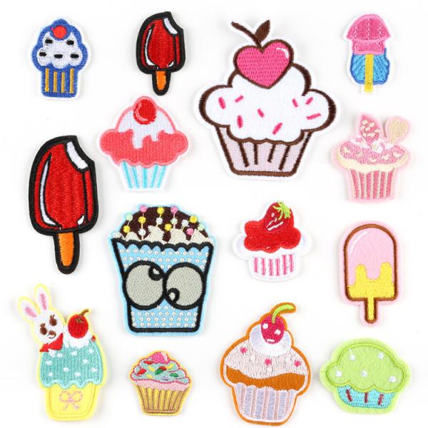 Custom Iron On 50x50cm Cute Embroidery Patches For Kids Clothing