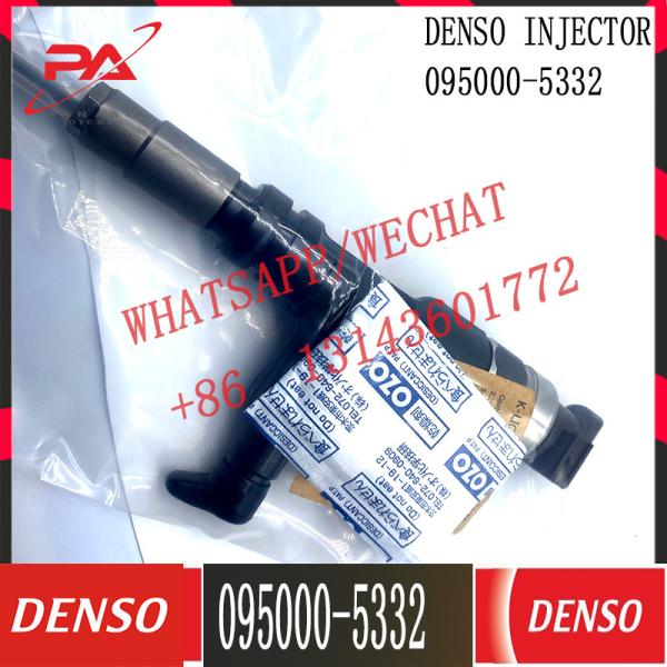 Injetor de combustível comum original 095000-5332 DLLA155P843 do trilho para HINO OE 23910-1380/23670-E0150/23670-E015