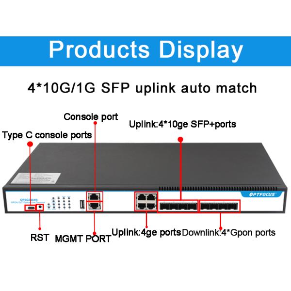 СЕТЬ, CLI, управление 4*SPF SNMP переносит 4 прибор волокна оптически GPON OLT порта FTTH PON