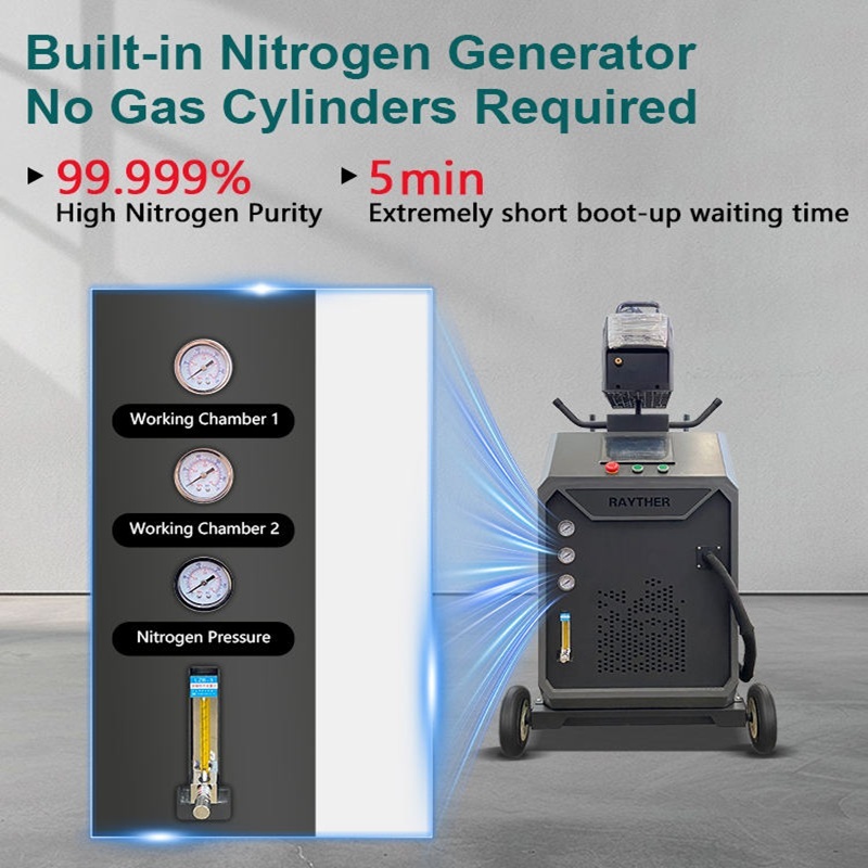 Air Cooled Handheld Fiber Laser Welding Machine 1000W 1500W 2000W Portable Laser Welder with Auto Wire Feeder