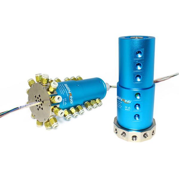 12本の道の回る電気空気のスイベル・ジョイント360°