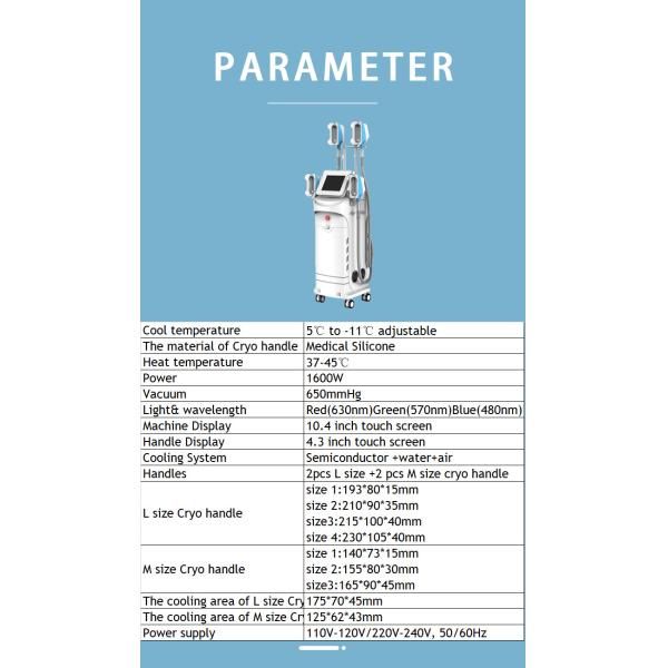 2021 new Cryotherapy 4D Large Area 4 Handles Lipo cryo 360 cool Fat reduce Slimming Cryo therapy Machine LF-264