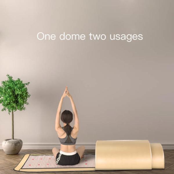 Luxury Detox Sauna Dome Foldable Far Infrared Tourmaline Germanium Jade Stone Energy