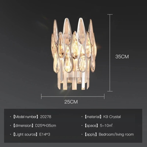 Duplex Building Living Room Chandelier Building Stairway Long Chandelier Luxury Crystal Lamp(WH-CY-269)