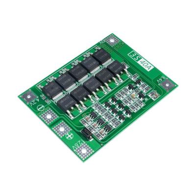 3S 40A 11.1V 12.6V 18650 Lithium Battery Charging Module PCB BMS