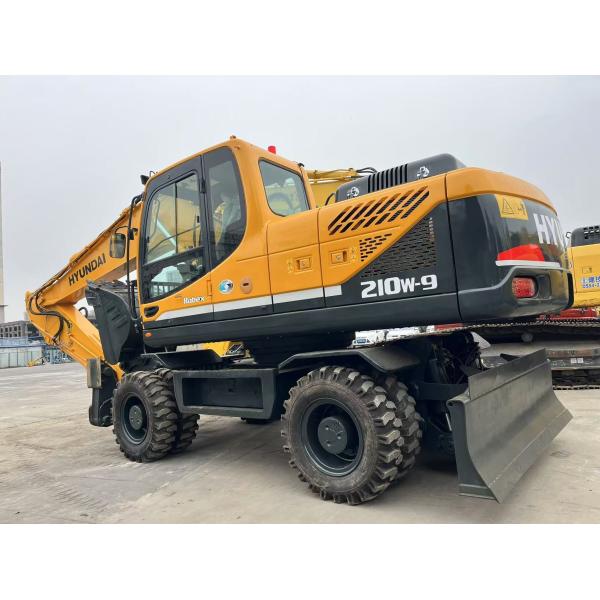 Tipo de movimiento Excavadora de ruedas usada Hyundai R210W-9 de 21 toneladas Excavadora de ruedas usada Hyundai