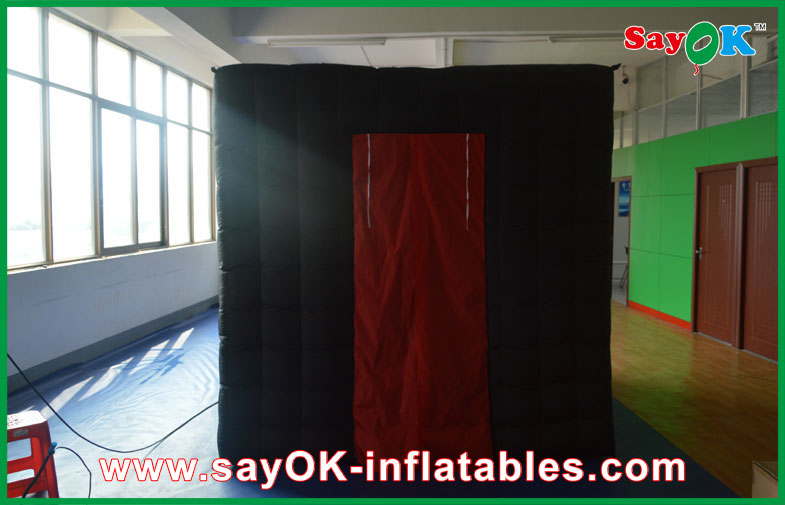 Будочка 2.5mx2.5mx2.5m Photobooth фото небольшой черноты будочки фото раздувная для фото