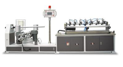 Two Head Type Paper Tube Cutting Machine 8.2KW Customized Color TSJG-60