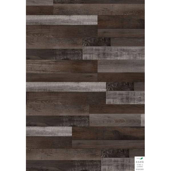 PVC Rigid Vinyl Flooring waterproof / fire-resistant / Anti-slip 20 Years Warranty