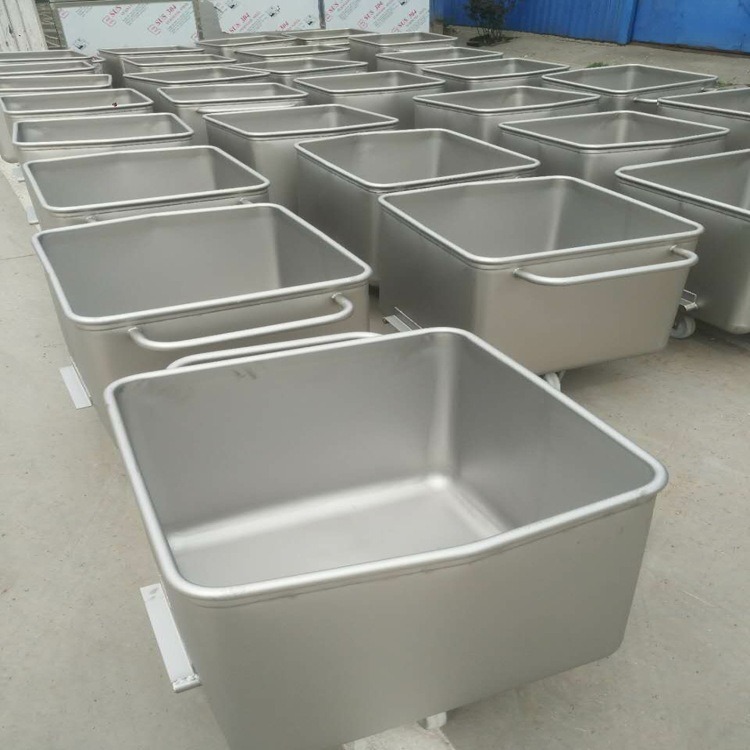Jf Sheet Metal-Stainless Steel Тележки для переработки мяса мясной промышленности Bin