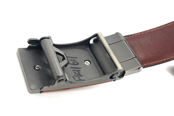 Дизайн кабеля пояса платья храповика картины страуса людей неподдельный кожаный невидимый