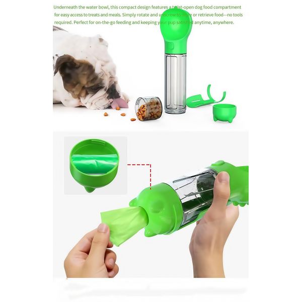 Smart Automatic Pet Feeder Offering Voice Recording Function and WiFi Connectivity for Remote Feeding Management
