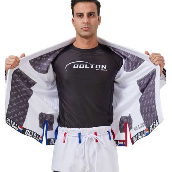 Fully Sublimation Martial Arts BJJ Rashguard Compression Shirt Quick Dry with Pilling Resistance