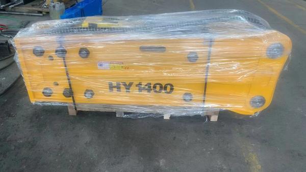 HY100 SB50 Tipo silencioso martelo hidráulico quebra hidráulico montado em cima para escavadeira de 11-16 toneladas