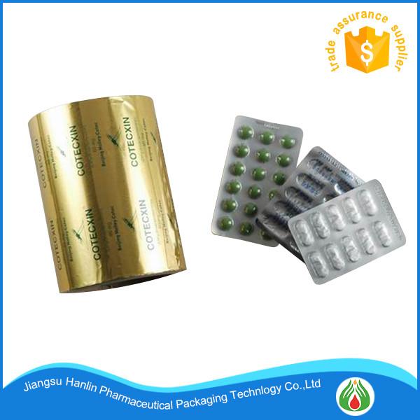 Blister packs for tablets pharmacy ptp aluminum foil