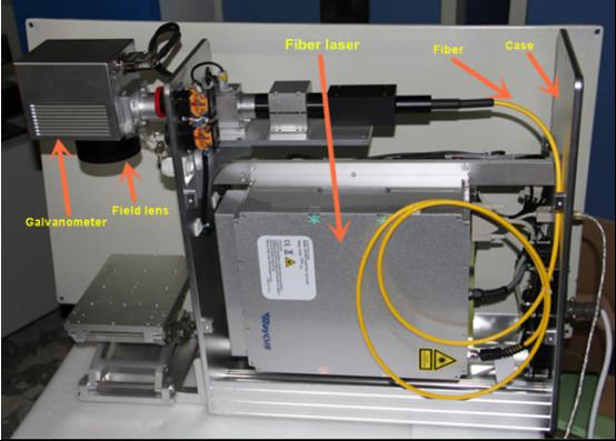 Fiber Laser IPG 30w Portable Laser Marking Machine For High Hardness Alloy Steel