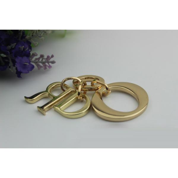 Bag hardware accessories metal jewelry pendants gold & gunmetal small letters hanging charm