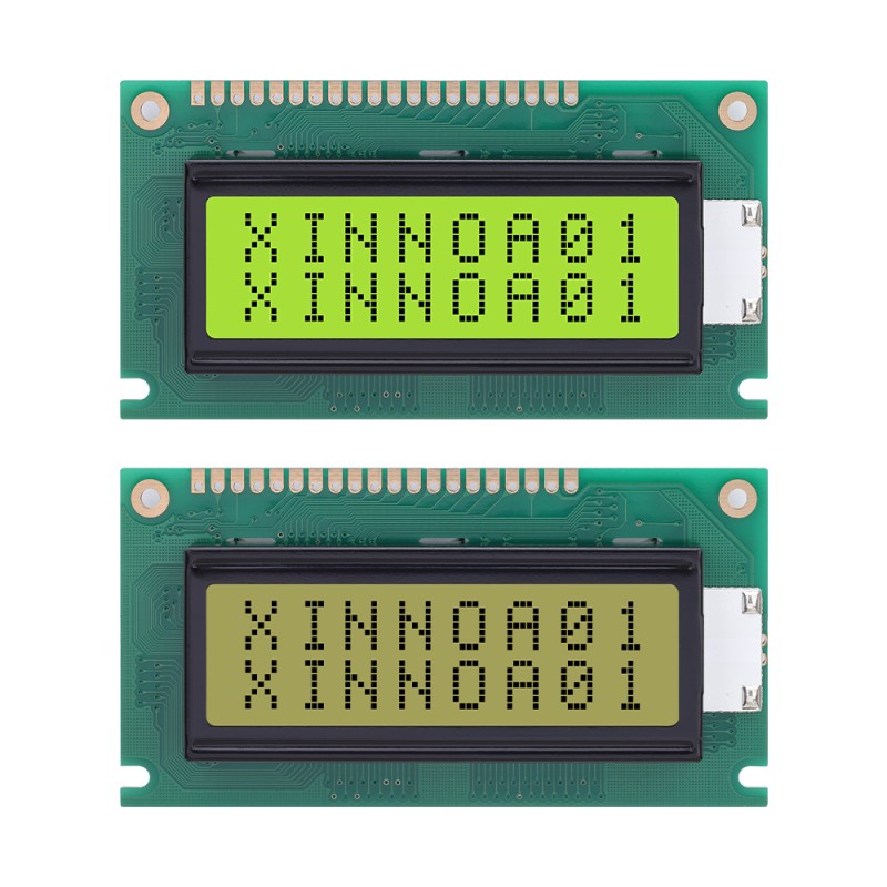 12232G Yellow Green Film 20P 6800/8080 GraphIC Dot Matrix Screen 84X44 External Oscillator SBN1661G_M02