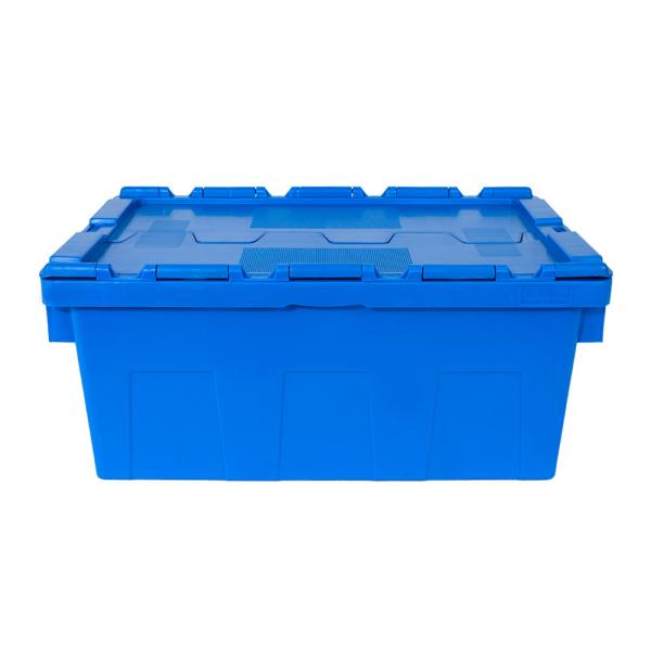 600x400x260mm Caisse en plastique de mouvement de type boîte solide Parfait pour le stockage et la distribution