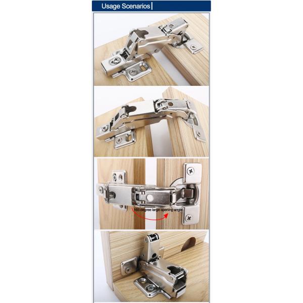Kitchen Cupboard Iron Clip On Soft Close Hydraulic Hinges with 11.5mm Hinge Cup Depth