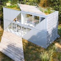 Móbil modular pré-fabricado de 2 andares que abriga casas vivas do recipiente