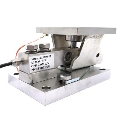 IP66 Waterproof Stainless Steel Shear Beam Load Cell Series 1Ton 3Ton 5Ton Weight Sensor for Tank Silo Mounting Module