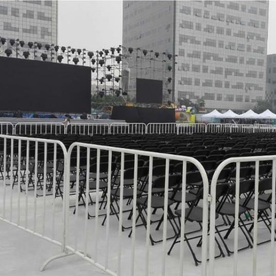 42mm O.D. Powder Coating Crowd Stopper Barricades Gates PVC Coated