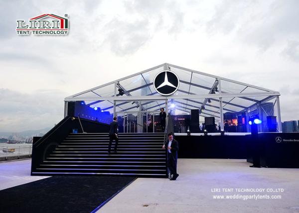Transparent  Roof Cover  20X40M Outdoor Event Tents With Inside Decoration
