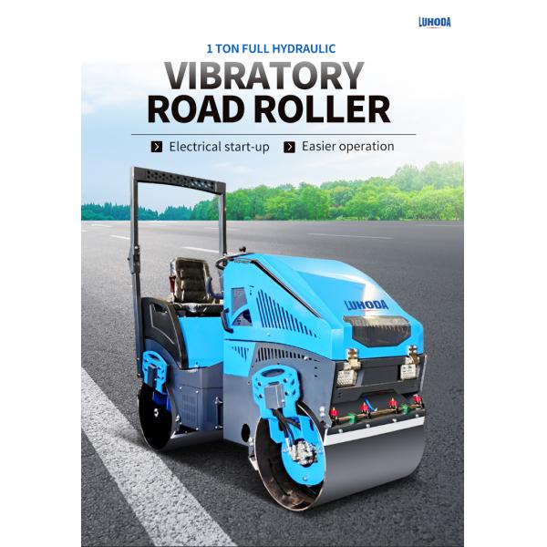 Low Price 2 Ton Road Roller Vibrating Compaction Vibratory Rolller Machine Asphalt Ride on Mini Compactor Road Roller
