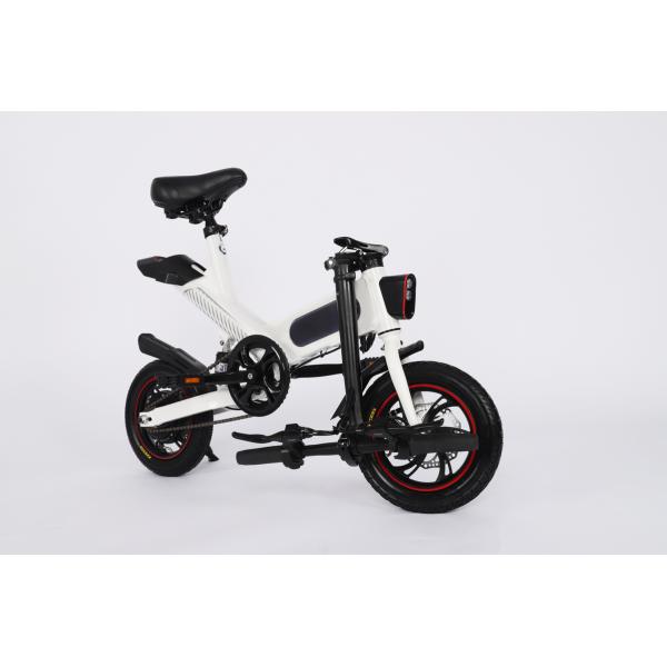 Energy Saving Compact Folding Electric Bike , Foldable Electric Bike Eco - Friendly