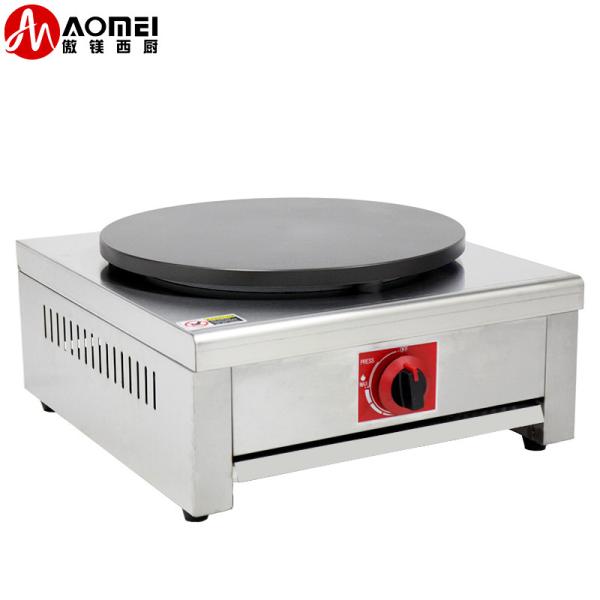 Stainless Steel Advantage Single Head Gas Crepe Machine Maker With Stick Commercial Pancake Crepe Maker