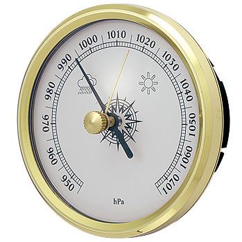Vintage Brass Indoor Outdoor Thermometer Hygrometer For Garden Greenhouse