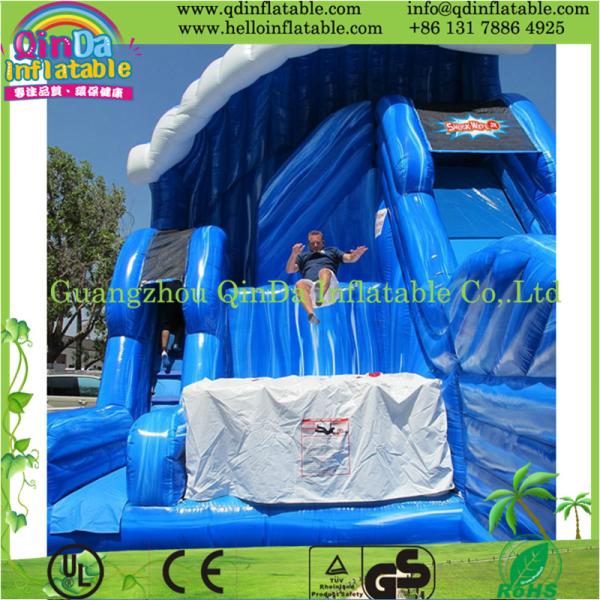 Colorful inflatable sliding slide aladdin, inflatable bouncer slide